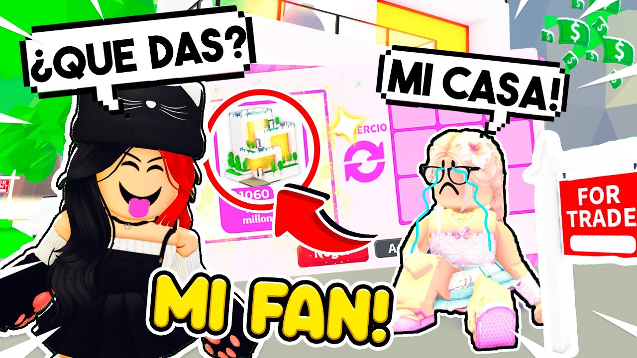 TRADEÉ LAS CASAS de MIS FANS *POR ESTAS PETS*!! y (los dejé SIN HOGAR👿) - Roblox 😲
