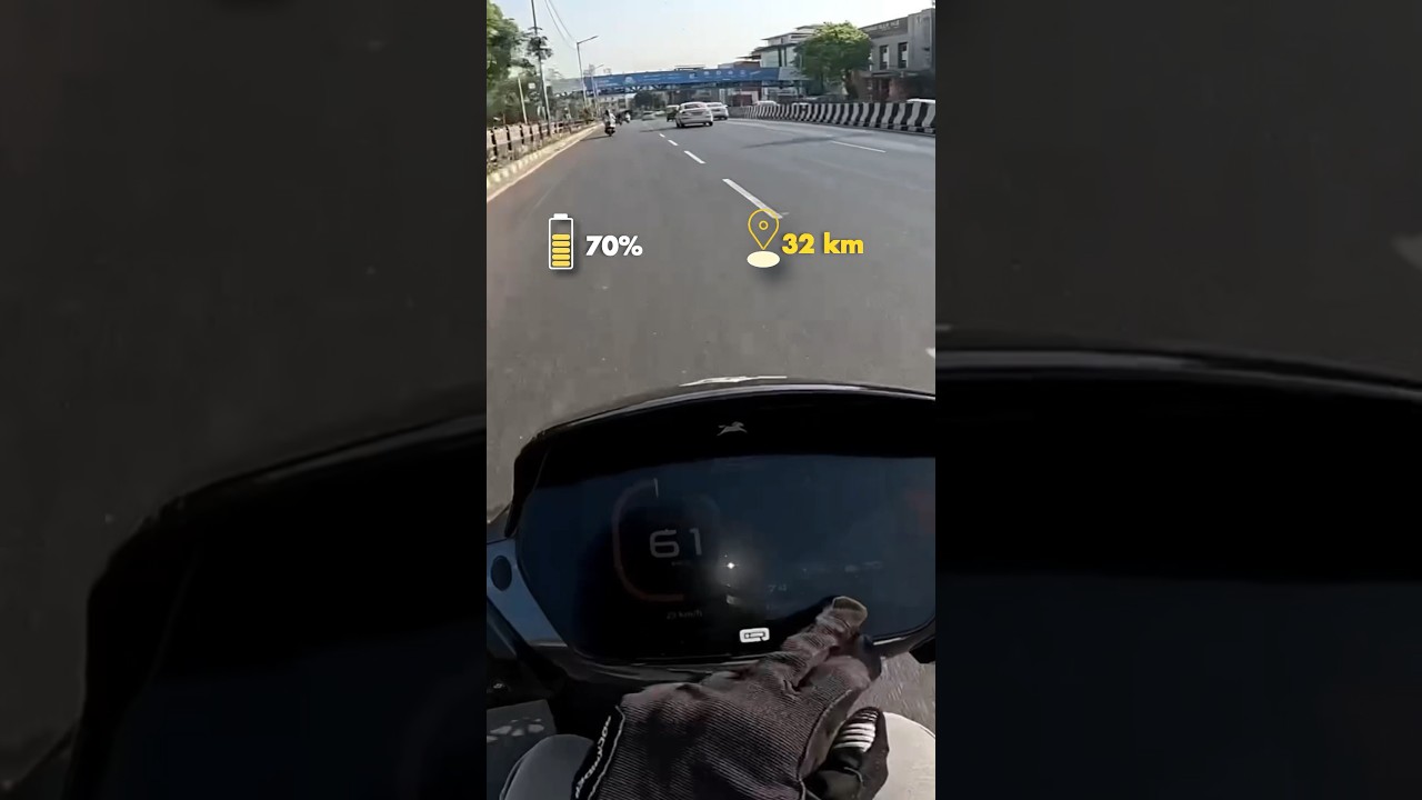 TVS iQube Range test with Pillion rider 🤯 #evscooters #tvsiqube  #automobile