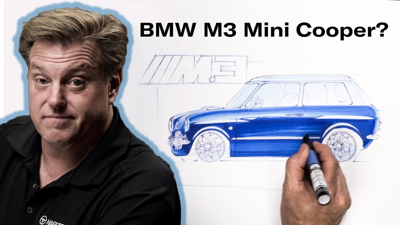Классический Mini, обновлённый в стиле BMW M3 | Чип Фуз рисует машину — Эпизод 14