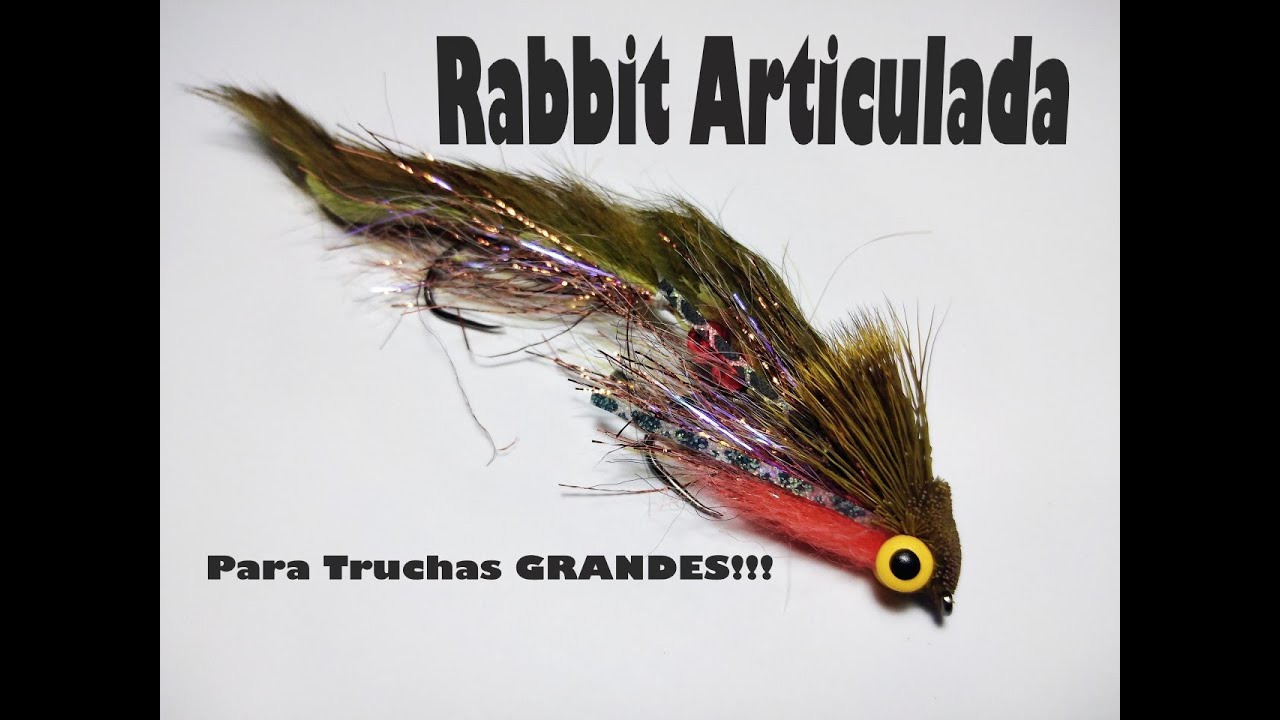 Mosca articulada para truchas grandes 🐟 | Sólo hago media cabeza Muddler? 😱