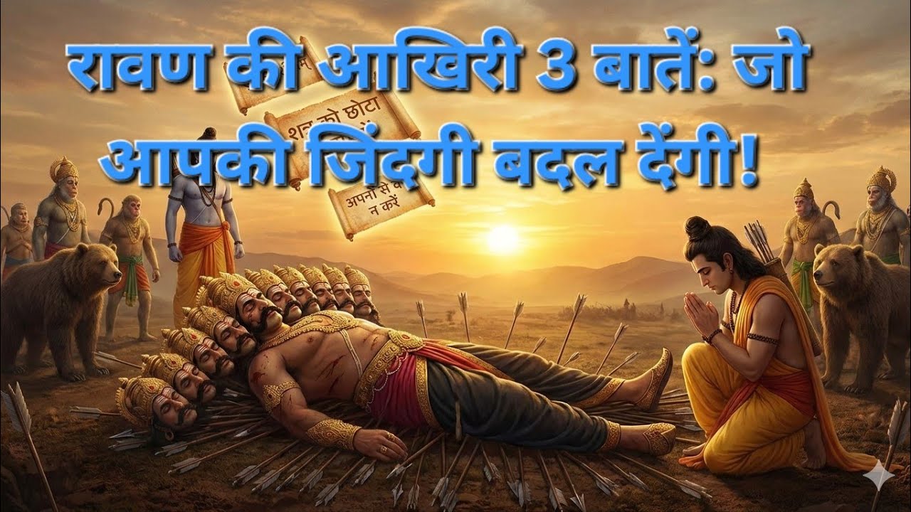 रावण की आखिरी 3 बातें: जो आपकी जिंदगी बदल देंगी! 