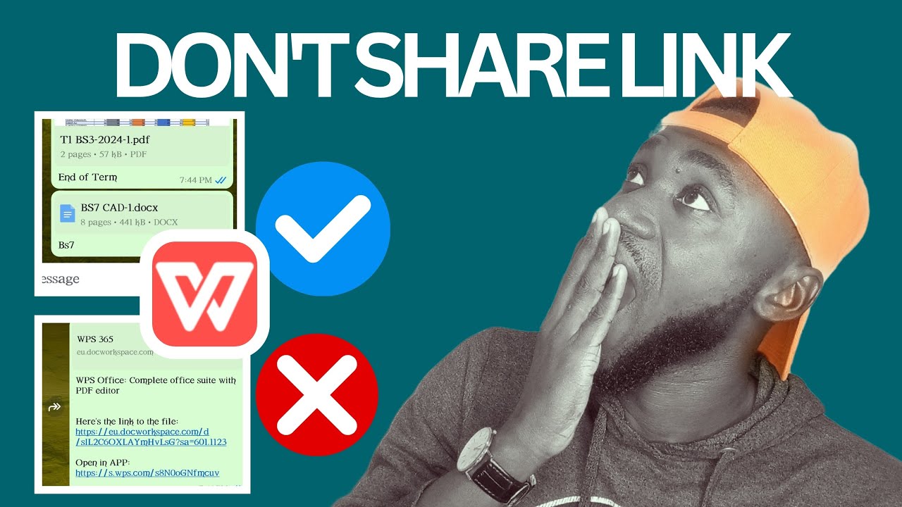 How to send a file to someone without creating a shareable link on WPS Office #wps #filesharing