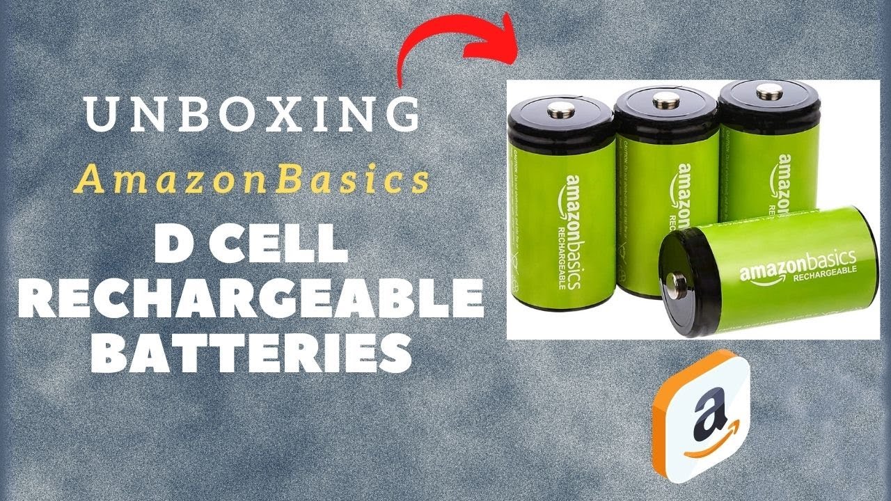 Unboxing: AmazonBasics D Cell Rechargeable Batteries