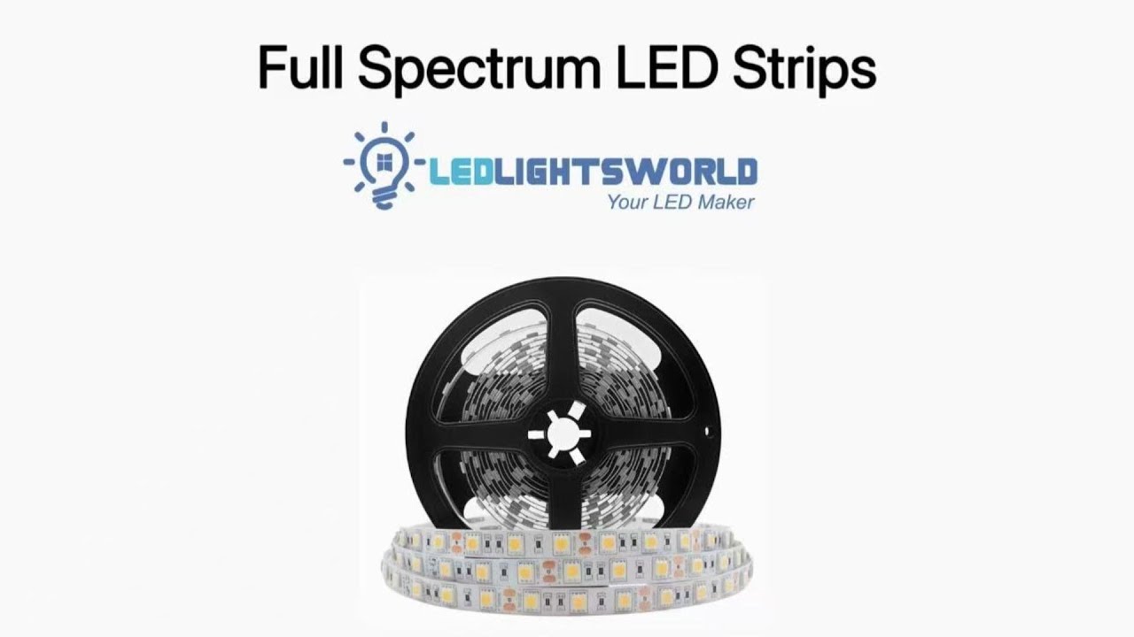 Full Spectrum LED Strip Light CRI 97+ (4000K) &ndash; Color Accuracy & Lighting Demo