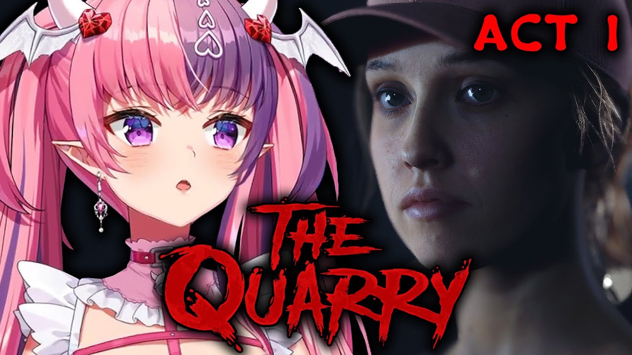 Ironmouse Plays The Quarry Act 1 (Part 1/3)