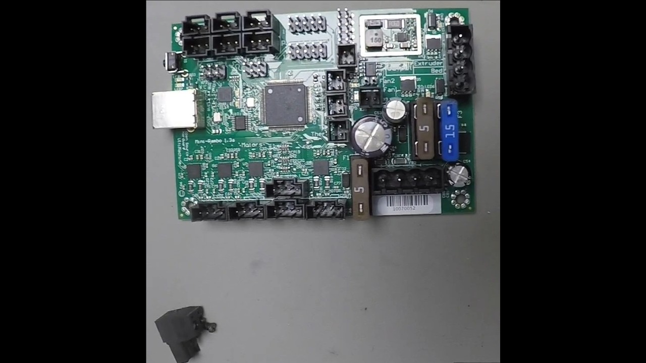 TechMissions Basteleien Ist der 3D Drucker nach dem fast Kabelbrand noch zu retten?