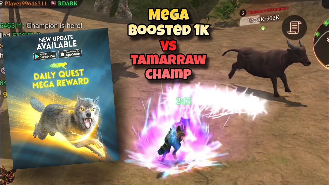 The wolf - MEGA BOOSTED 1k lvl 65 kills Tamarraw Champ || COOP MAP 9