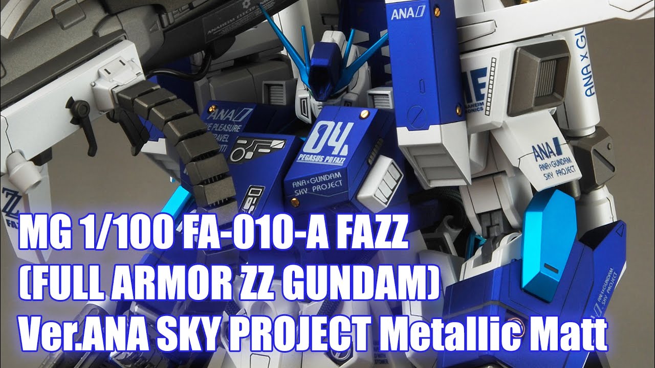 MG 1/100 FA-010-A FAZZ Ver.ANA SKY PROJECT Metallic Matt - Painted Build