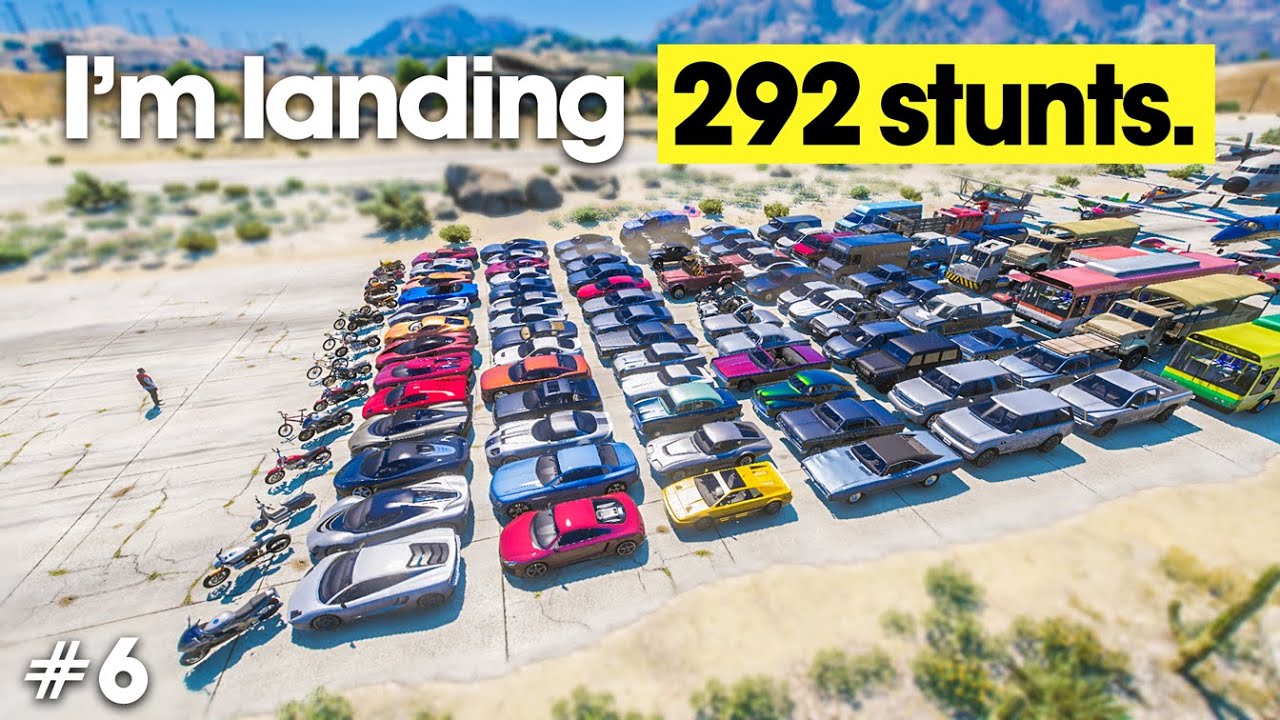 1 Stunt With Every Vehicle In GTA 5 #6