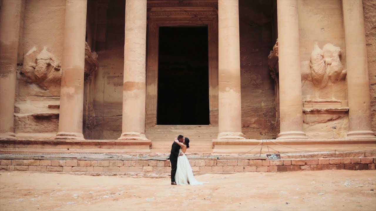Married in Petra, Jordan Wedding Elopement - Joel + Caitlin -
