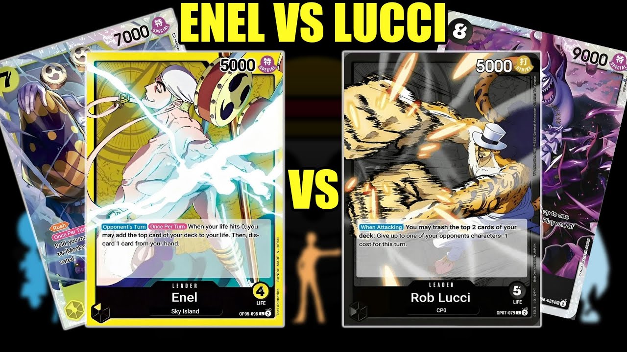OP08 ENEL VS LUCCI - JAPAN CS GAMEPLAY W/ COMMENTARY