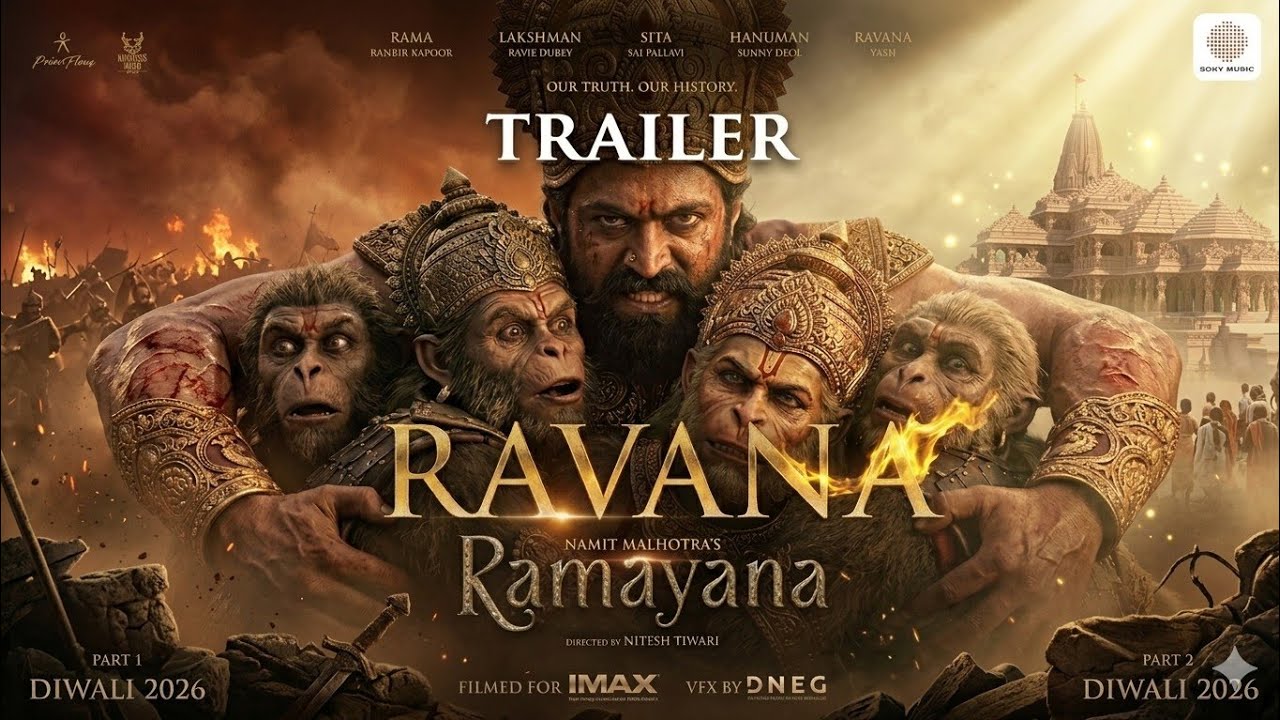 Ramayana: RAVANA Trailer | Rocking Star Yash, Sai Pallavi | AI Generated Fan Made Concept