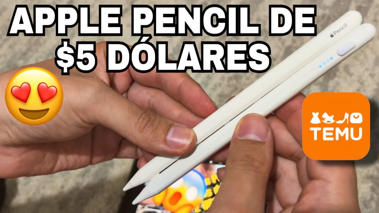 Apple Pencil de Temu El Apple Pencil más barato Universal Stylus Pen