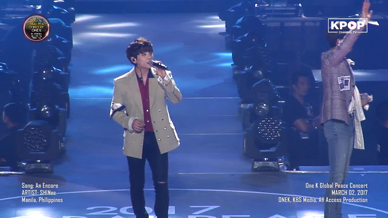 170302 SHINee - An Encore 재연 at OneK Global Peace Concert