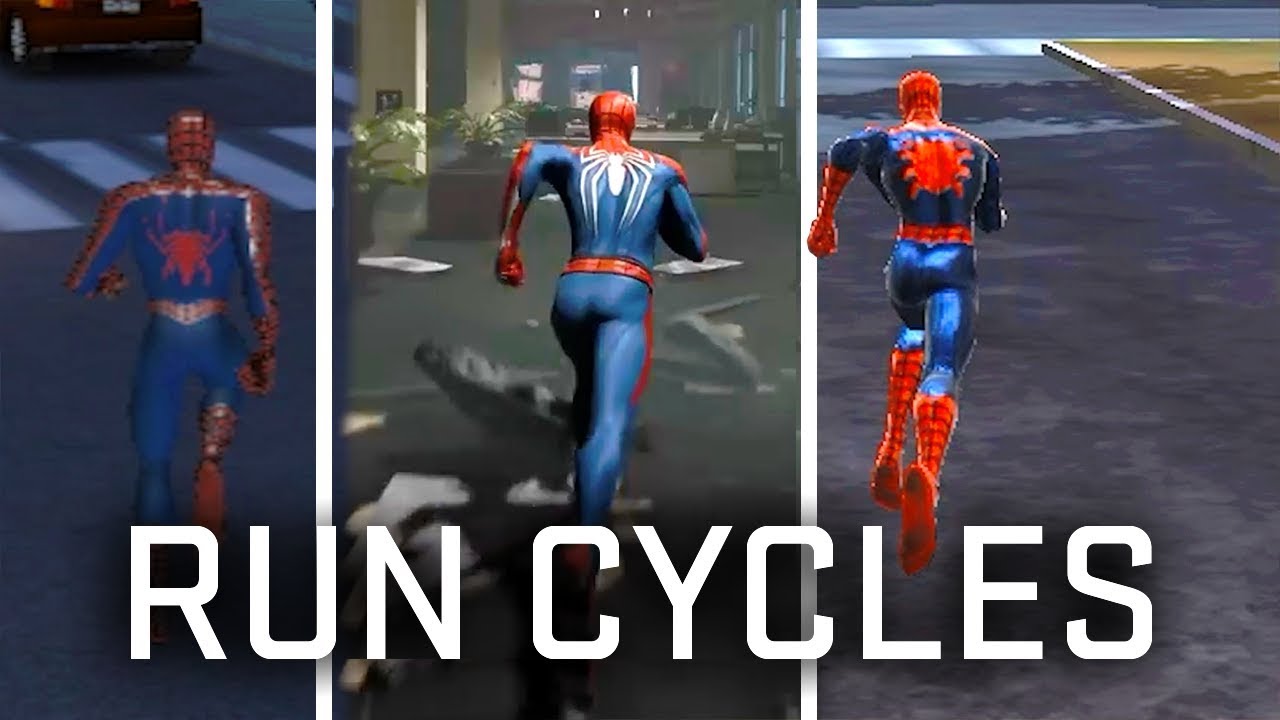 Spider-Man Animation Evolution: The Run Cycle