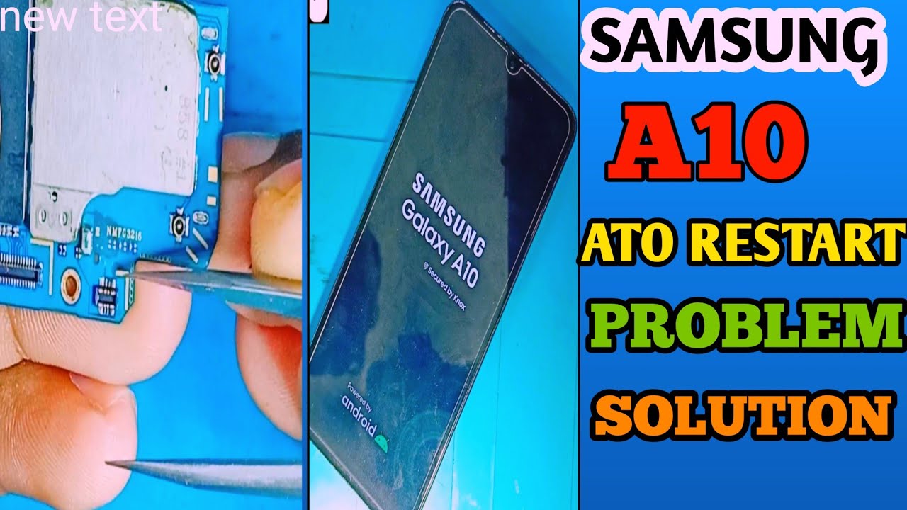 Samsung A10 Ato restart problem solution.Sm A10 restar problem fix.