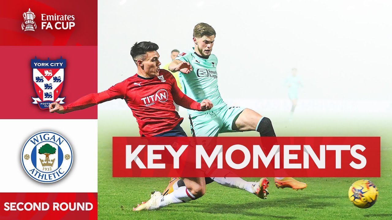 York City v Wigan Athletic | Key Moments | Second Round | Emirates FA Cup 2023-24