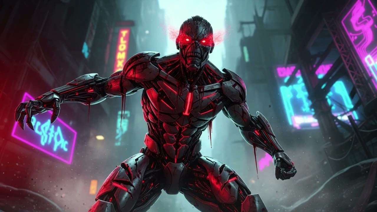Thunder Rising(EP) #rock #metal #synthwave #ai #power #motivation #canva #veo #riffusion