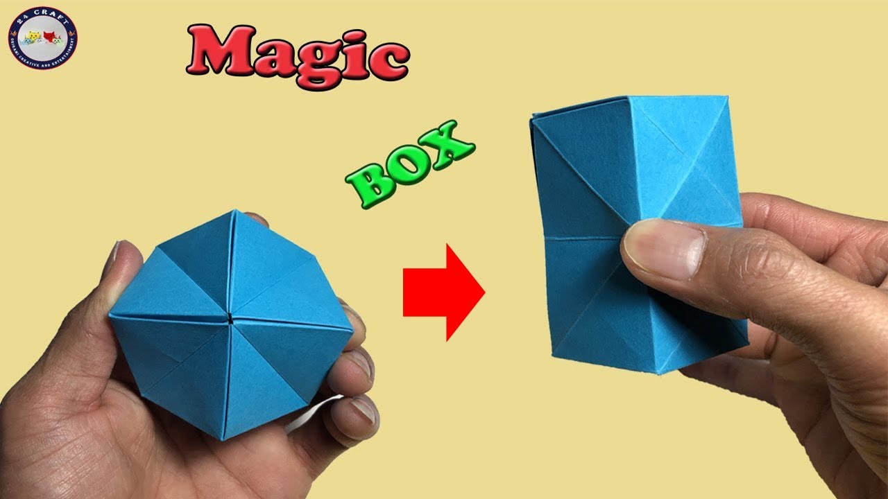 Origami Magic Box - Origami Tutorial for Beginner - DIY - 24 Craft