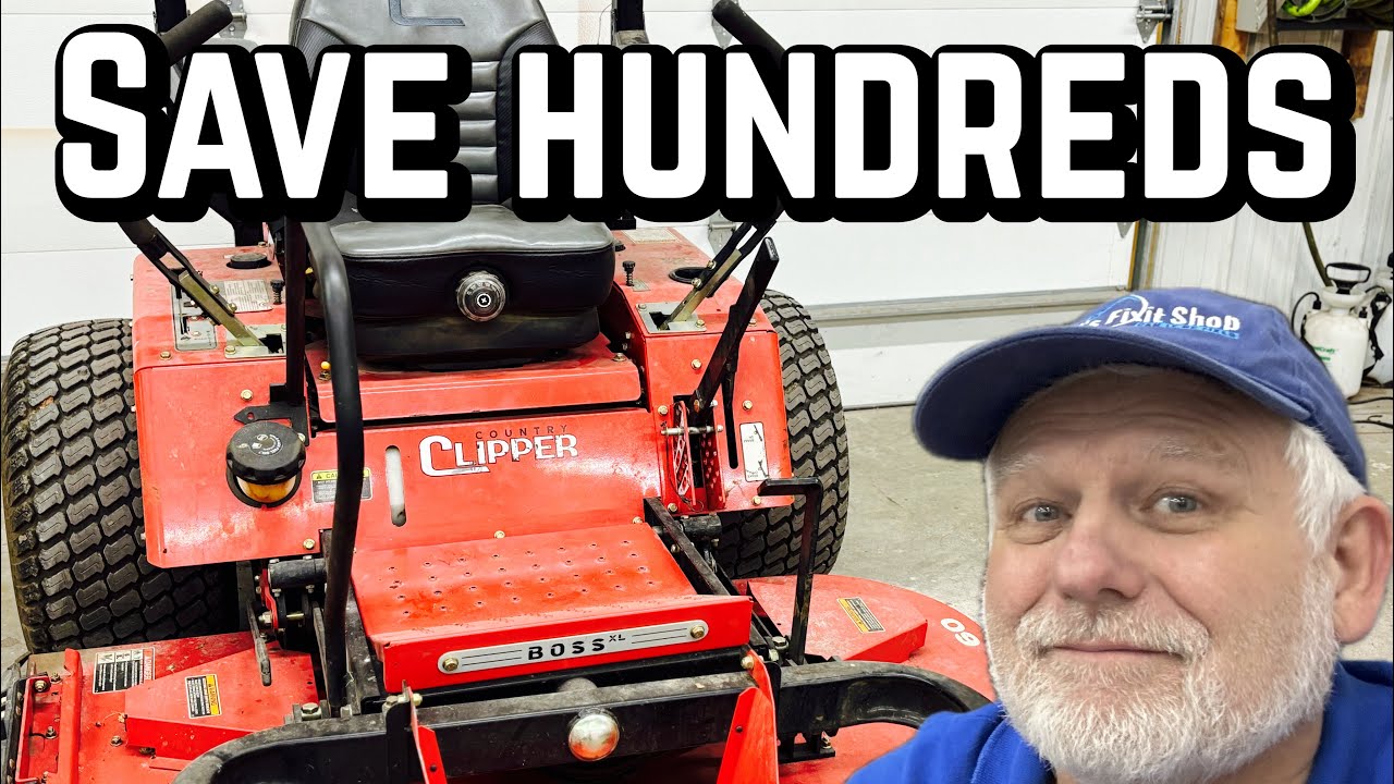 Country Clipper Zero-Turn Mowers Service | How to Change The oil on a Zero Turn Mower