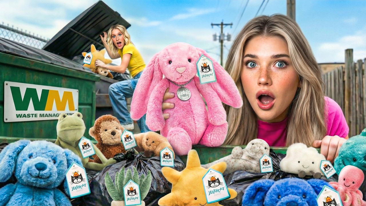 i Went Dumpster Diving for JELLYCATS and THiS is What I Found....