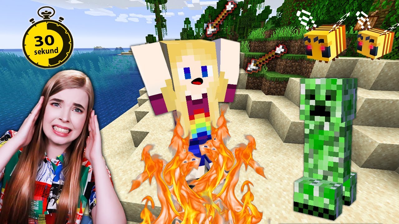 Co 30 sekund COŚ PRÓBUJE MNIE ZABIĆ 😡💀 MINECRAFT #2