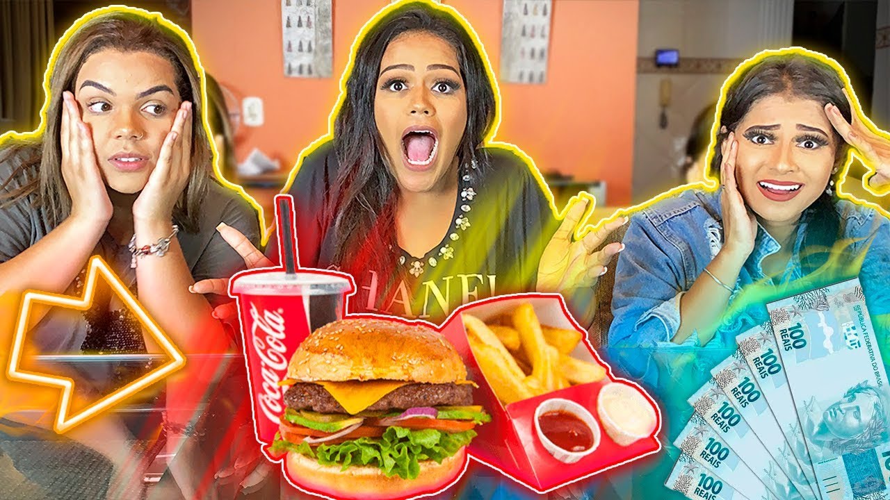 O ÚLTIMO A COMER FAST-FOOD GANHA 1.000 REAIS !!!