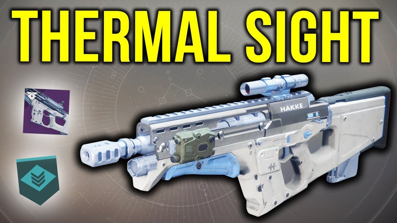 THE THERMAL SIGHT SCOUT YOU SHOULD BE USING!! (Destiny 2)