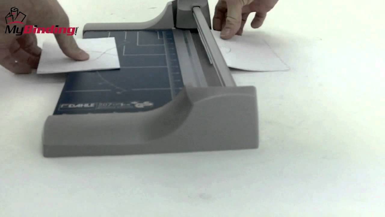 Dahle Model 507 Personal 12 inch Rolling Paper Trimmer Demo