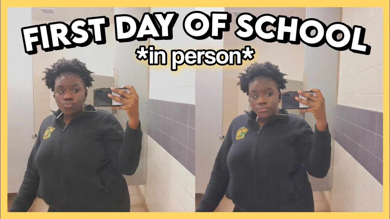 First Day of School *in person* (grwm + vlog) 2021 | SENIOR YEAR