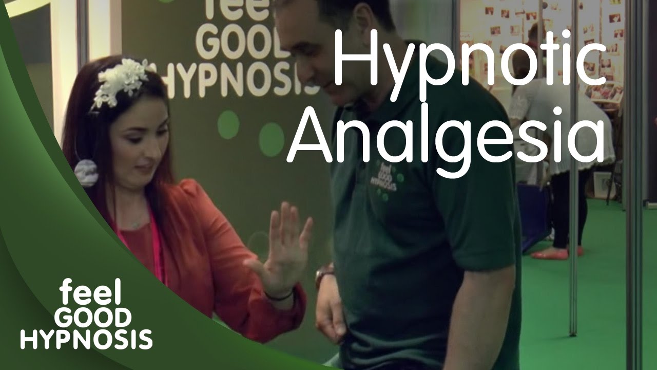 Hypnotic Analgesia | Live hypnosis demo showing how hand or face can be frozen