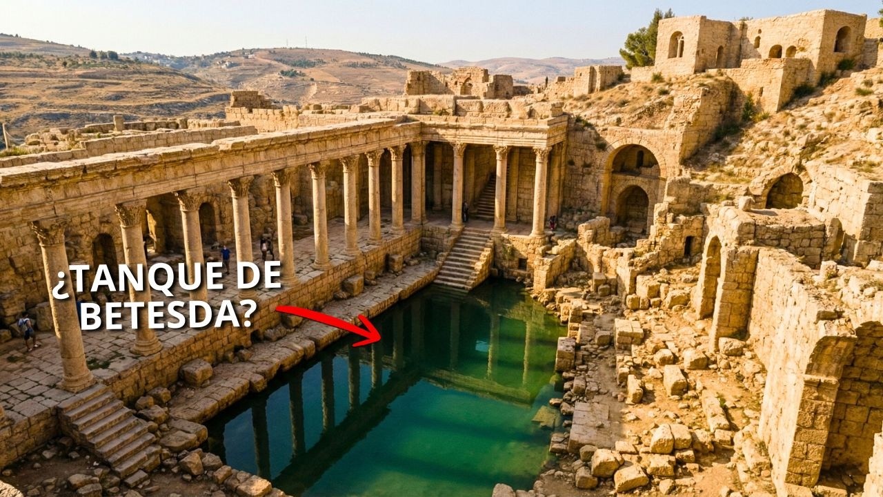 EL TANQUE DE BETESDA: ESTAS RUINAS PUEDEN SER EL ESCENARIO EXACTO DEL MILAGRO DE JESÚS