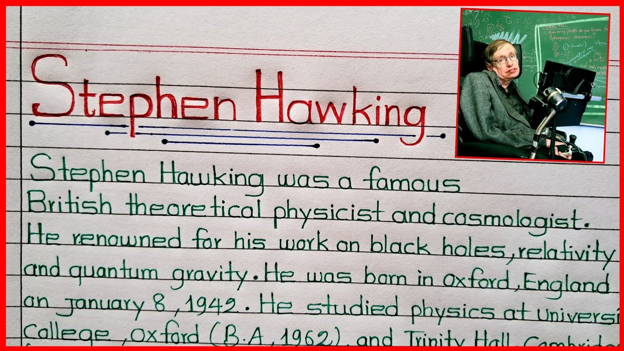 Stephen Hawking🔥Biography of Stephen Hawking🔥Stephen Hawking Biography in English
