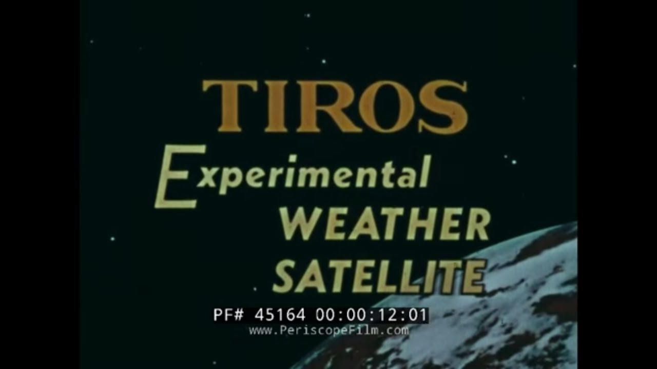 TIROS WEATHER SATELLITE PROGRAM  1960s R.C.A. FILM FOR NASA   45164