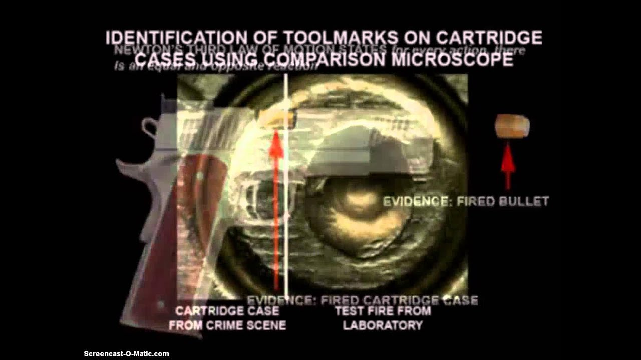 ballistics and toolmark DFL video