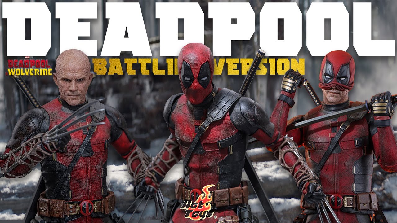 Hot Toys NEW Battle Damaged Deadpool Figure Review