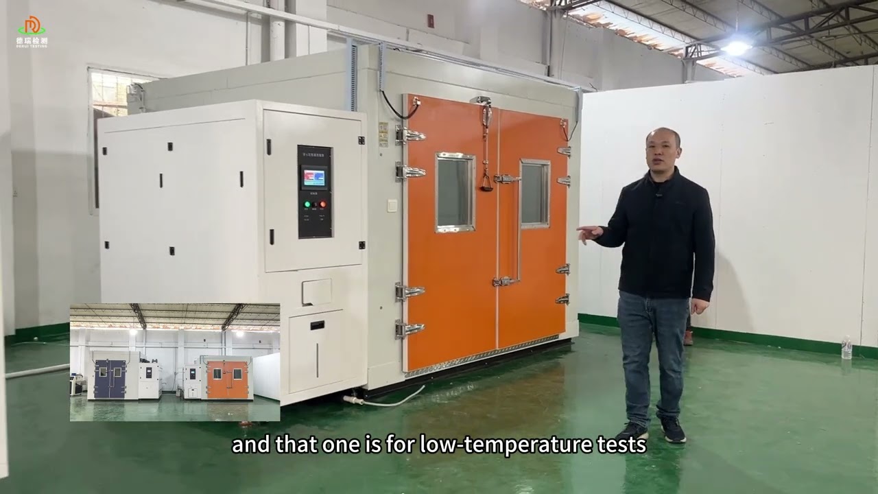 Walk-in Temperature & Humidity Test Chamber #producttesting #humiditycontrol #temperaturecontrol