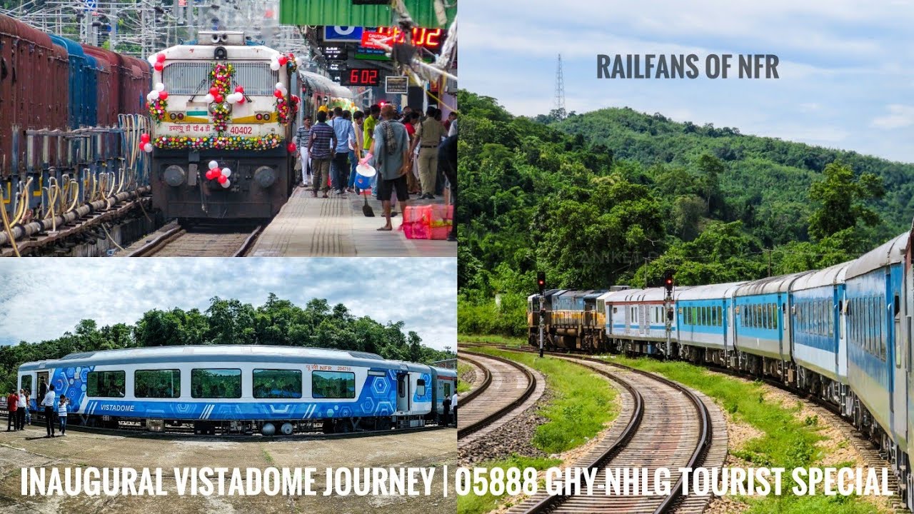 Inaugural #Vistadome Journey | 05888 Guwahati-New Haflong Tourist Special | Full Journey Compilation