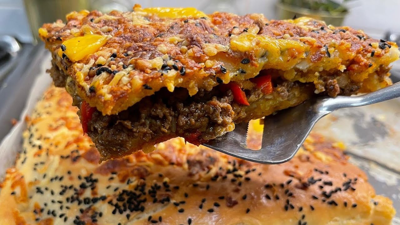 الفطيرة التركيه 🥧🥧الهشة من الداخل ومقرمشه من الخارج 😋😋