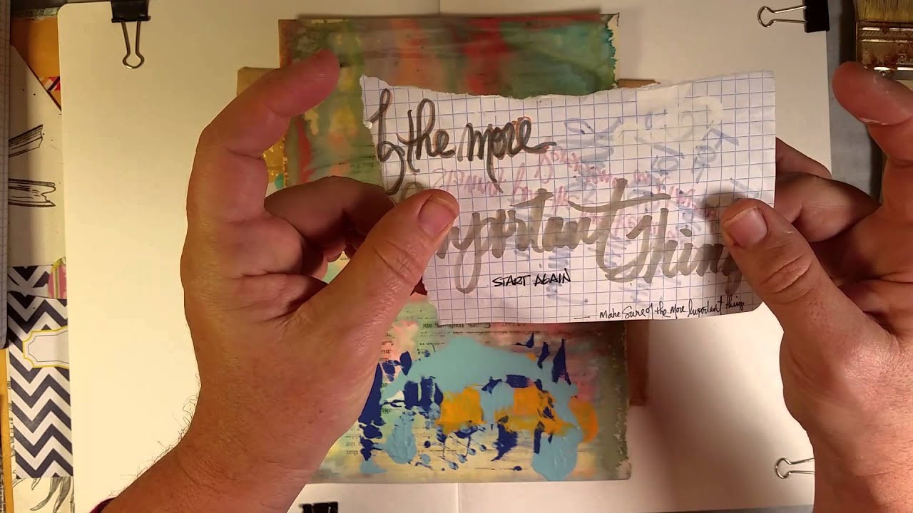 Art Journal:10 Ways To Use Gesso