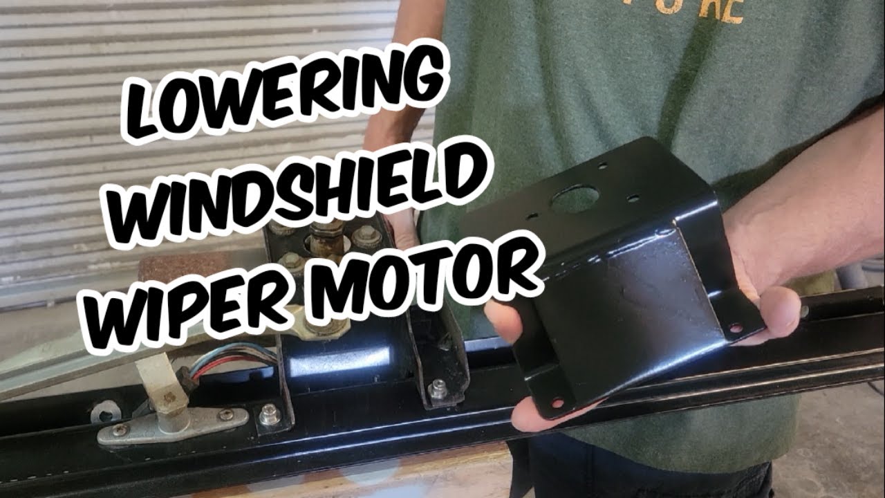 Lowering The Windshield Wiper Motor - 1966 Ford Bronco Restoration Project
