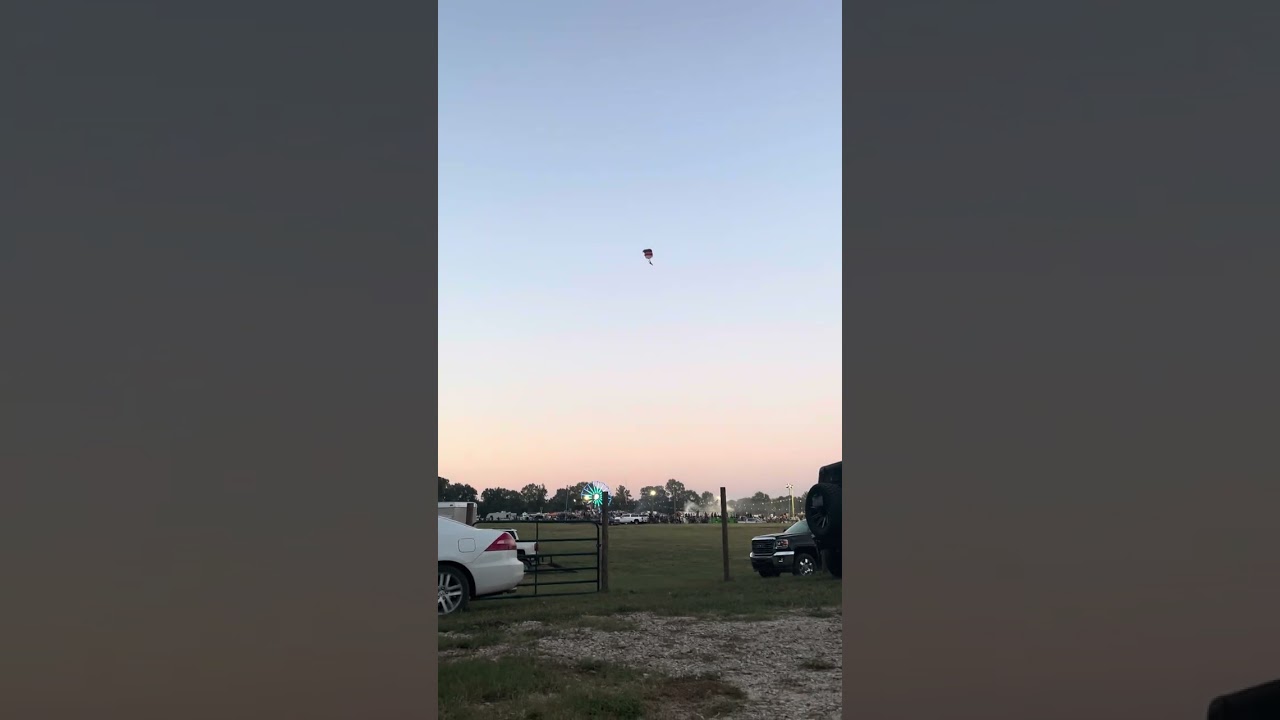 Parachute Rodeo Entrance at The Bucking K !