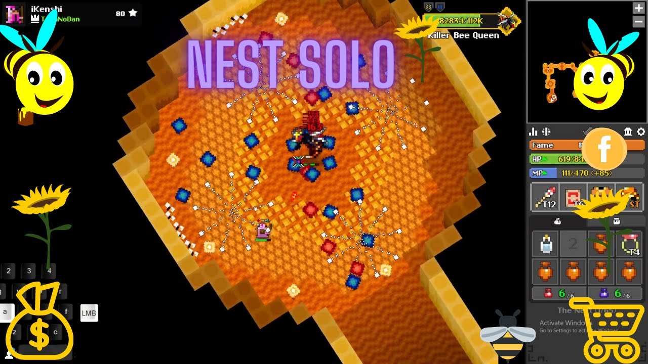 [RotMG] Solo Petless Nest (Wizard)