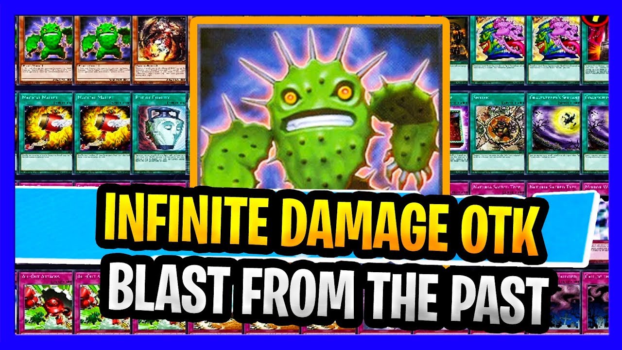 YuGiOh INFINITE DAMAGE OTK : Blast From The Past OTK Troll Deck Cactus Fighter Yugioh Deck