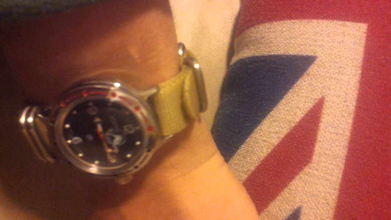 Vostok Black Scuba Dude with a Zulu strap.