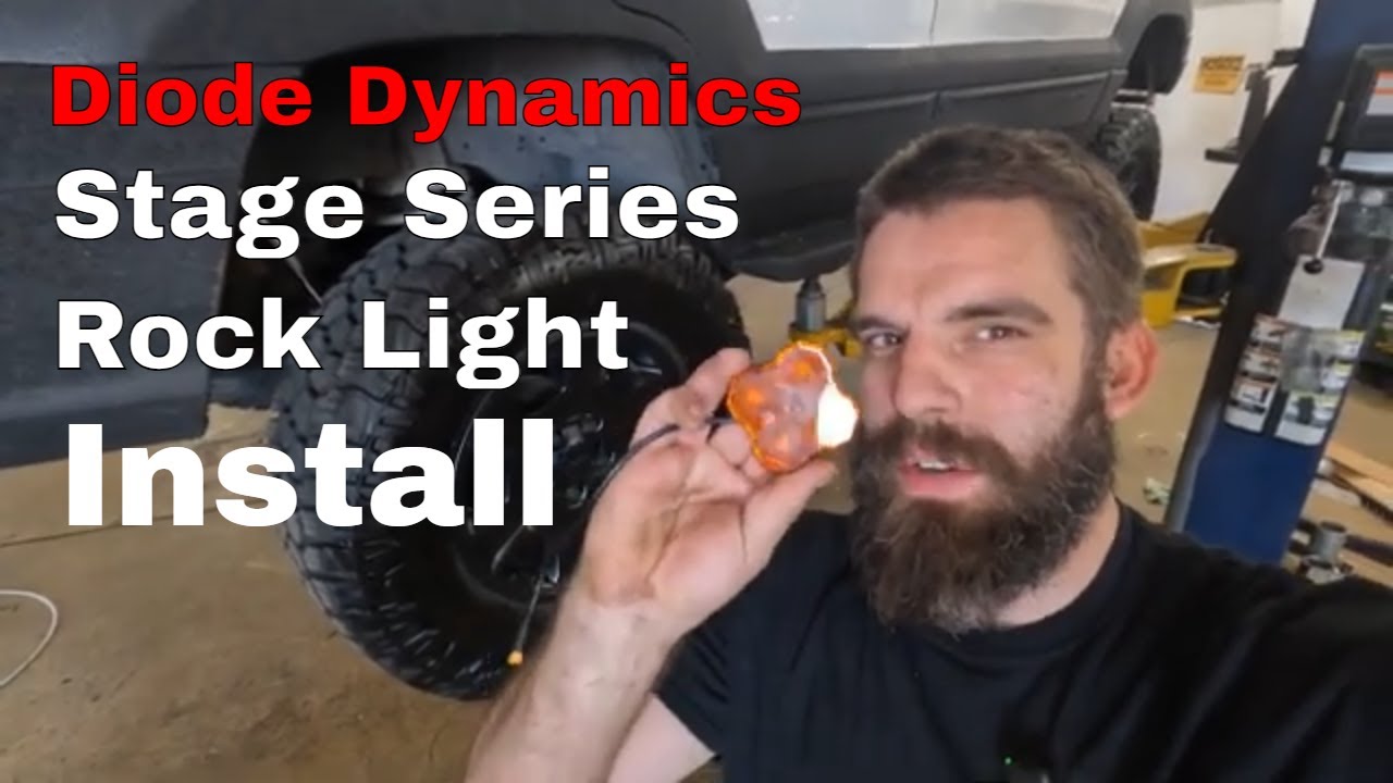 Installing The New Diode Dynamics Rock Lights On My WJ