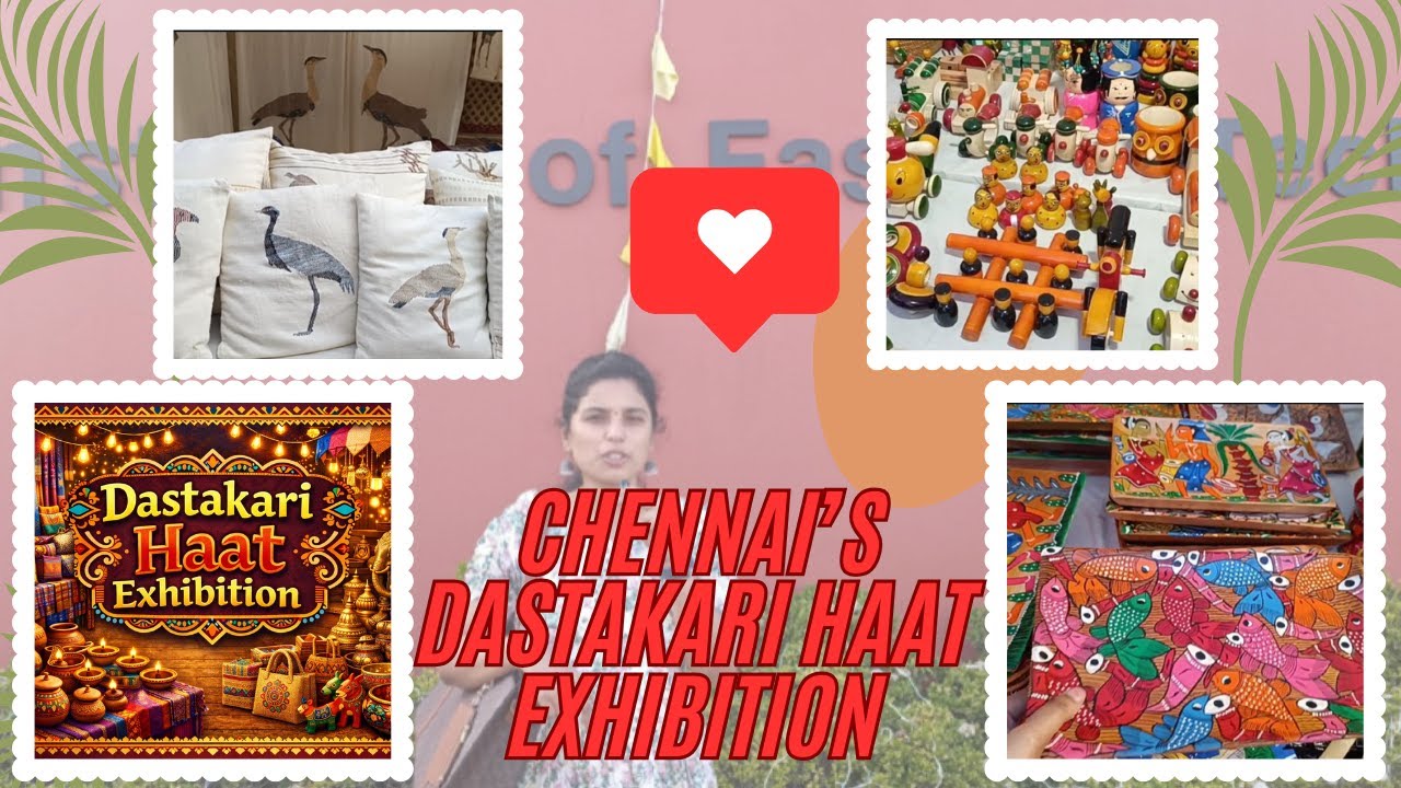 Dastakarihaat craft bazaar| Delhi's most famous Dastkari Haat bazaar in chennai🤠👌