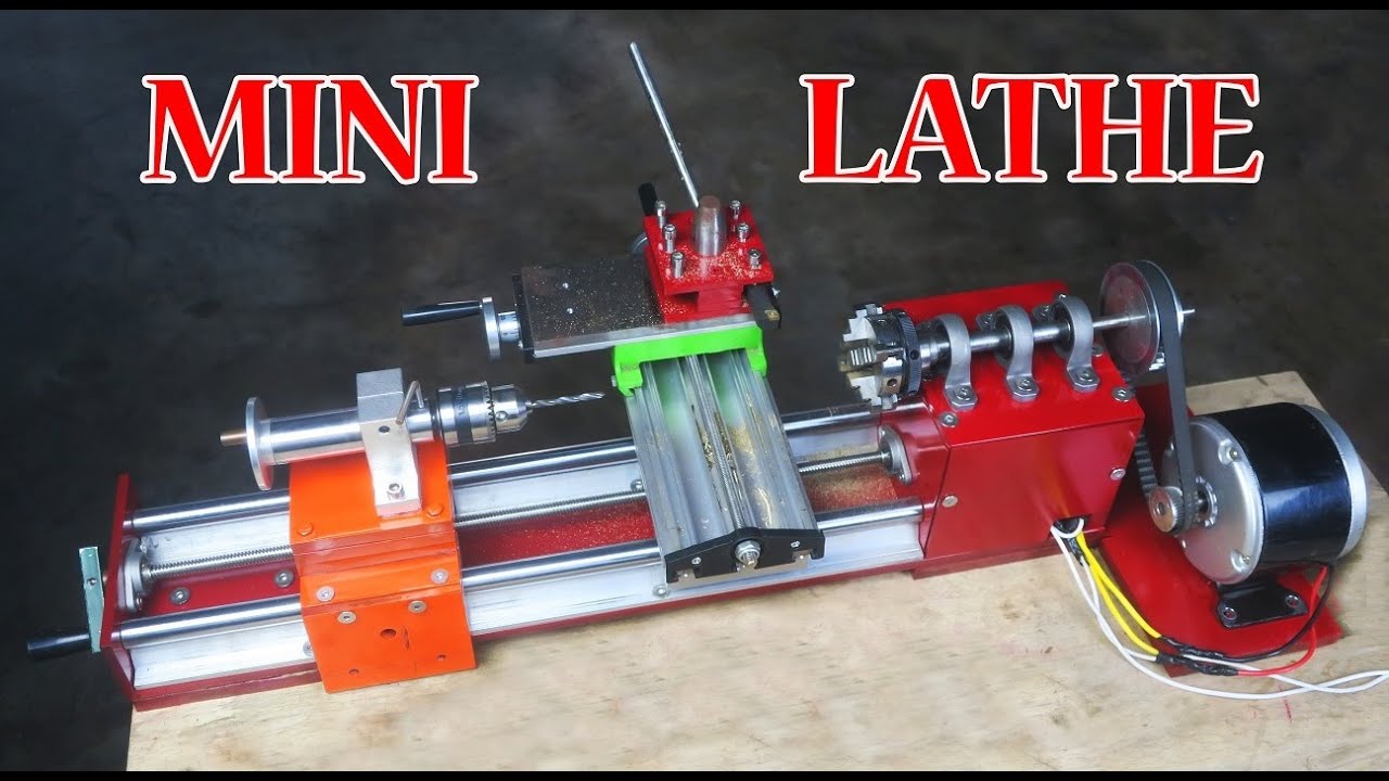 Homemade Mini Lathe Machine - Mini Lathe Build Ver 2( Update and Fix )