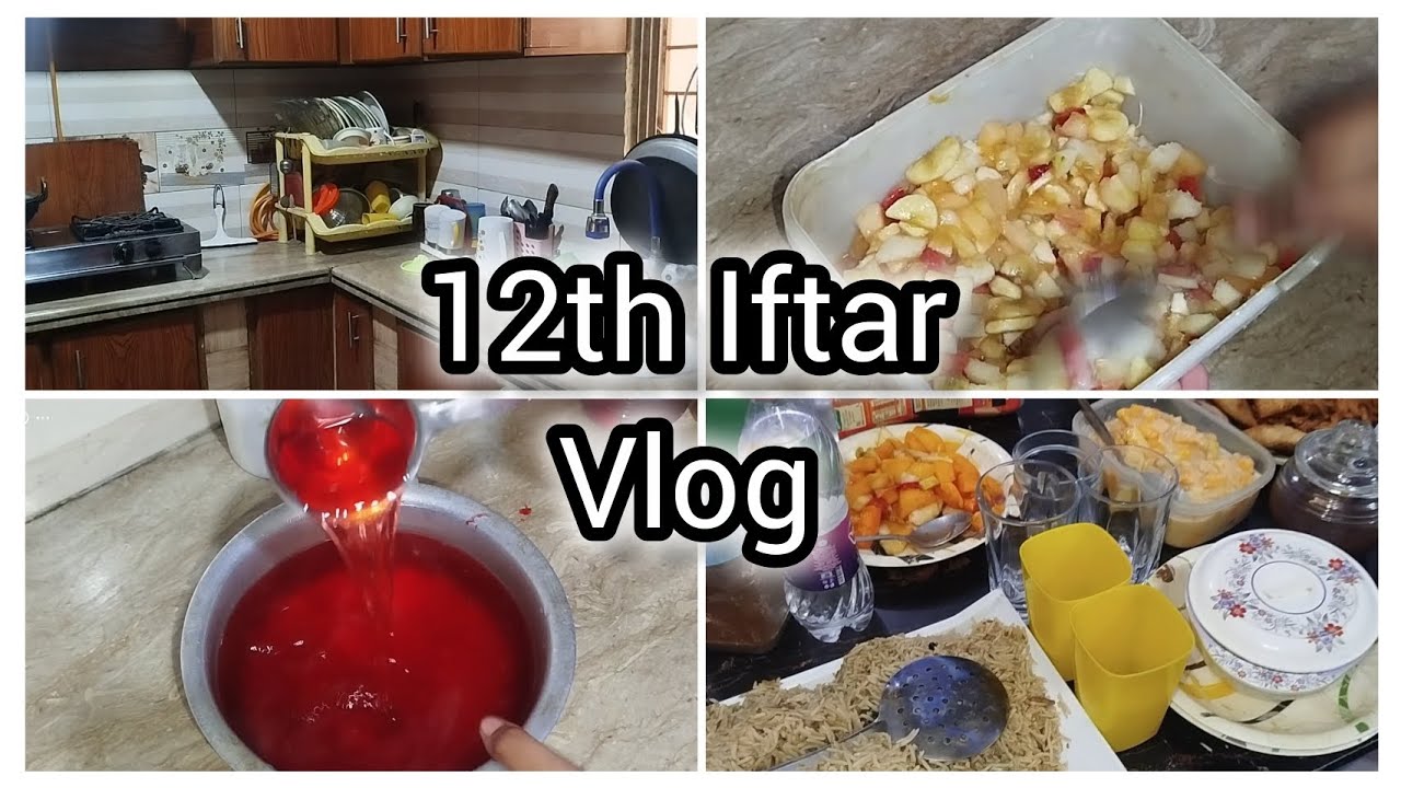 Aj banai simple iftar #trending #vlog #food #foodpreparation  | 12th Iftar | Ramadan ✨ Kareem 