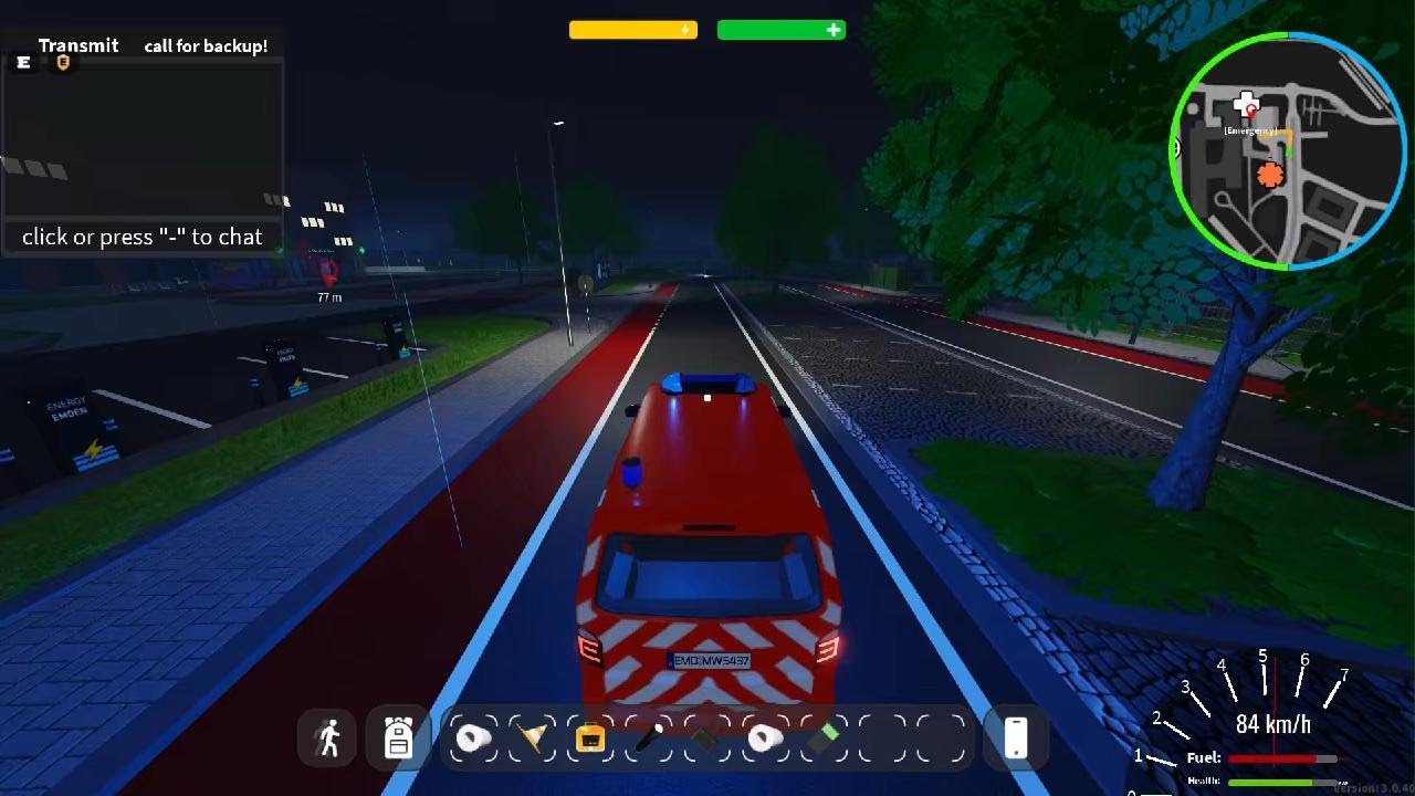 Roblox emergency emden as a ambulance 🔥 #emergency #Emden #viralvideo #ambulance #Roblox